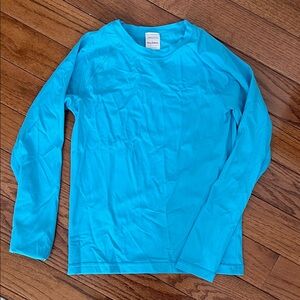 Hanna Andersson Bright Blue Long Sleeve Tee